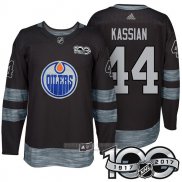 Camiseta Hockey Edmonton Oilers 44 Zack Kassian 2017 100 Aniversario Negro