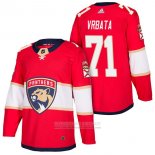 Camiseta Hockey Florida Panthers 71 Radim Vrbata Autentico Primera 2018 Rojo