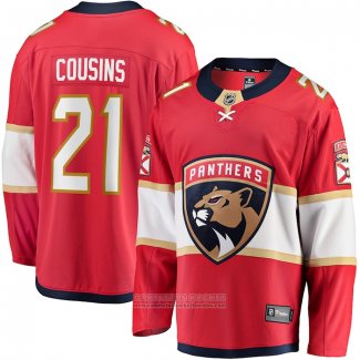 Camiseta Hockey Florida Panthers Nick Cousins Primera Breakaway Rojo