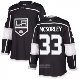 Camiseta Hockey Los Angeles Kings Marty Mcsorley Primera Autentico Negro