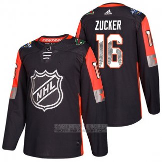 Camiseta Hockey Minnesota Wild Jason Zucker 2018 All Star Negro3