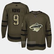 Camiseta Hockey Minnesota Wild Mikko Koivu Camuflaje Salute To Service