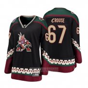 Camiseta Hockey Mujer Arizona Coyotes Lawson Crouse Heritage Alterno Breakaway Negro