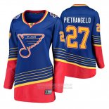 Camiseta Hockey Mujer St. Louis Blues Alex Pietrangelo Retro Premier Azul