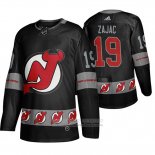 Camiseta Hockey New Jersey Devils Travis Zajac Team Logo Fashion