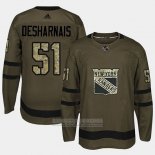 Camiseta Hockey New York Rangers David Desharnais Camuflaje Salute To Service