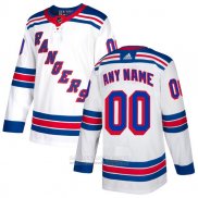 Camiseta Hockey New York Rangers Segunda Personalizada Blanco