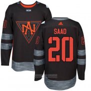 Camiseta Hockey Nino America del Norte Brandon Saad 20 Premier 2016 World Cup Negro