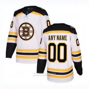 Camiseta Hockey Nino Boston Bruins Segunda Personalizada Blanco