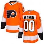 Camiseta Hockey Nino Philadelphia Flyers Primera Personalizada Naranja