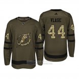 Camiseta Hockey San Jose Sharks 44 Marc Edouard Vlasic Camuflaje Salute To Service