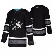 Camiseta Hockey San Jose Sharks Blank 2019 All Star Negro