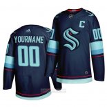 Camiseta Hockey Seattle Kraken Personalizada Primary Autentico Azul