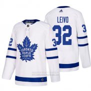 Camiseta Hockey Toronto Maple Leafs 32 Josh Leivo Segunda 2017-2018 Blanco