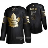 Camiseta Hockey Toronto Maple Leafs Bill Barilko Golden Edition Retired Negro