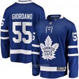 Camiseta Hockey Toronto Maple Leafs Mark Giordano Primera Breakaway Azul