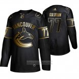 Camiseta Hockey Vancouver Canucks Nikolay Goldobin Golden Edition Negro