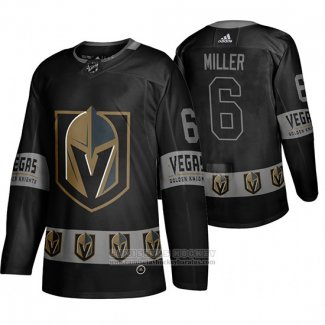 Camiseta Hockey Vegas Golden Knights Colin Miller Team Logo Fashion