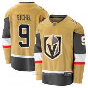 Camiseta Hockey Vegas Golden Knights Jack Eichel Primera Breakaway Oro