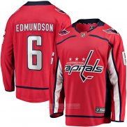 Camiseta Hockey Vegas Washington Capitals Joel Edmundson Primera Breakaway Rojo