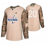 Camiseta Hockey Washington Capitals Lars Eller Dia De Los Veteranos Camuflaje