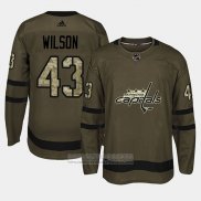 Camiseta Hockey Washington Capitals Tom Wilson Camuflaje Salute To Service