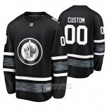 Camiseta Hockey Winnipeg Jets Personalizada 2019 All Star Negro