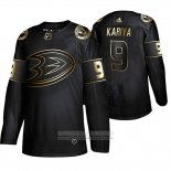 Camiseta Hockey Anaheim Ducks Paul Kariya Golden Edition Retired Negro