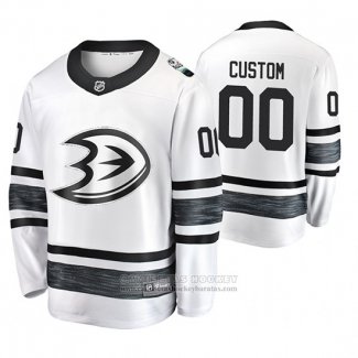 Camiseta Hockey Anaheim Ducks Personalizada 2019 All Star Blanco