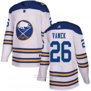 Camiseta Hockey Buffalo Sabres 26 Thomas Vanek Autentico 2018 Winter Classic Blanco