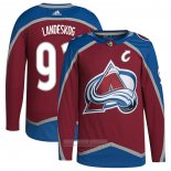 Camiseta Hockey Colorado Avalanche Gabriel Landeskog Primegreen Autentico Pro Maroon