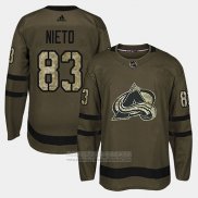 Camiseta Hockey Colorado Avalanche Matt Nieto Camuflaje Salute To Service