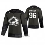 Camiseta Hockey Colorado Avalanche Mikko Rantanen 2019 Dia De Los Veteranos Camuflaje