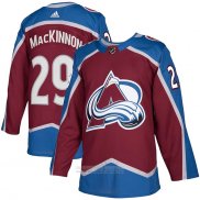 Camiseta Hockey Colorado Avalanche Nathan Mackinnon Primera Autentico Rojo