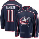 Camiseta Hockey Columbus Blue Jackets Adam Fantilli Primera Breakaway Azul