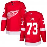 Camiseta Hockey Detroit Red Wings 73 Adam Erne Primera Autentico Rojo