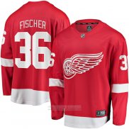 Camiseta Hockey Detroit Red Wings Christian Fischer Primera Breakaway Rojo