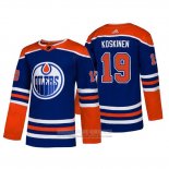 Camiseta Hockey Edmonton Oilers Mikko Koskinen Alterno Autentico Azul