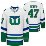 Camiseta Hockey Hartford Whalers Night James Reimer Heritage Throwback Blanco