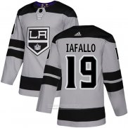 Camiseta Hockey Los Angeles Kings 19 Alex Iafallo Alterno Autentico Gris