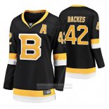 Camiseta Hockey Mujer Boston Bruins Negro Alterno Premier