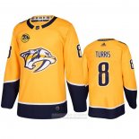 Camiseta Hockey Nashville Predators Kyle Turris Primera Amarillo