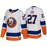 Camiseta Hockey New York Islanders 27 Anders Lee New Outfitted 2018 Blanco