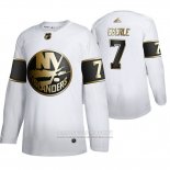 Camiseta Hockey New York Islanders Jordan Eberle Golden Edition Limited Blanco