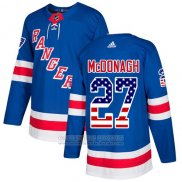 Camiseta Hockey New York Rangers 27 Ryan Mcdonagh Azul