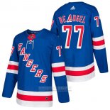 Camiseta Hockey New York Rangers 77 Tony Deangelo Autentico Primera 2018 Azul