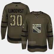 Camiseta Hockey New York Rangers Henrik Lundqvist Camuflaje Salute To Service