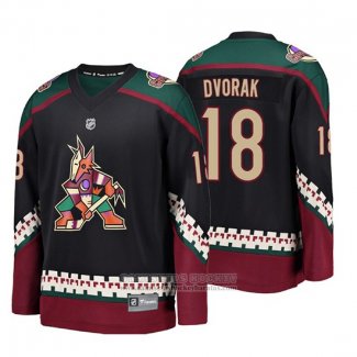 Camiseta Hockey Nino Arizona Coyotes Christian Dvorak Alterno Breakaway Fanatics Negro