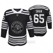 Camiseta Hockey Nino Chicago Blackhawks Andrew Shaw Premier Alterno Negro