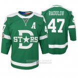 Camiseta Hockey Nino Dallas Stars Alexander Radulov Replica Jugador 2020 Winter Classic Verde